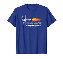 Ladda upp bild till gallerivisning, Funny shirts V-neck Tank top Hoodie sweatshirt usa uk au ca gifts for Flamethrower Shirt Stick Figure Man Flame Thrower Men Boys 1879630
