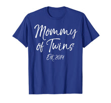Ladda upp bild till gallerivisning, Funny shirts V-neck Tank top Hoodie sweatshirt usa uk au ca gifts for Mommy of Twins Est. 2019 Shirt for Women Pregnancy Reveal 3134276
