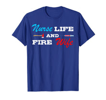 Ladda upp bild till gallerivisning, Funny shirts V-neck Tank top Hoodie sweatshirt usa uk au ca gifts for Nurse Life And Firefighter Wife Tshirt 2814191
