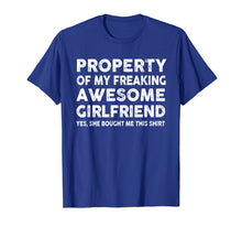 Ladda upp bild till gallerivisning, Funny shirts V-neck Tank top Hoodie sweatshirt usa uk au ca gifts for Property Of My Awesome Girlfriend T-Shirt 1969701
