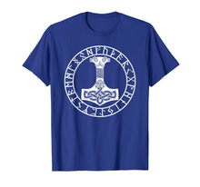 Ladda upp bild till gallerivisning, Funny shirts V-neck Tank top Hoodie sweatshirt usa uk au ca gifts for Thor Hammer Mjolnir in Circle of Norse Runes T-Shirt 1026838
