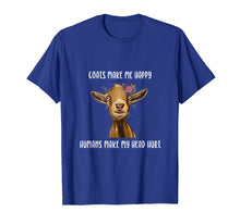 Ladda upp bild till gallerivisning, Funny shirts V-neck Tank top Hoodie sweatshirt usa uk au ca gifts for Goats Make me Happy Shirt, Goat Lover T-Shirt 642860
