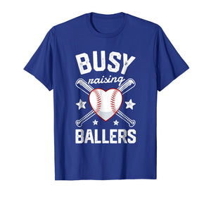 Funny shirts V-neck Tank top Hoodie sweatshirt usa uk au ca gifts for Busy Raising Ballers T shirt Baseball Women Mom Funny Gifts 2902820