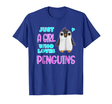 Ladda upp bild till gallerivisning, Funny shirts V-neck Tank top Hoodie sweatshirt usa uk au ca gifts for Just a Girl who loves Penguins T-Shirt Birthday Girl Gift 1990773
