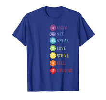 Ladda upp bild till gallerivisning, 7 Seven Chakras Yoga T Shirt
