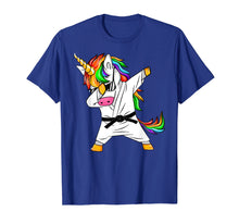 Ladda upp bild till gallerivisning, Funny shirts V-neck Tank top Hoodie sweatshirt usa uk au ca gifts for Dabbing Unicorn Shirt Karate Jiu Jitsu Taekwondo Black Belt 1502698

