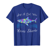 Ladda upp bild till gallerivisning, Funny shirts V-neck Tank top Hoodie sweatshirt usa uk au ca gifts for Shark Shirts For Girls - Cute Kids Floral Gift Tees 2113630
