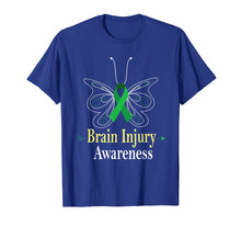 Ladda upp bild till gallerivisning, Funny shirts V-neck Tank top Hoodie sweatshirt usa uk au ca gifts for Brain Injury Awareness Butterfly Green Ribbon Tshirt Gifts 2798367
