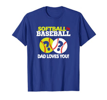 Ladda upp bild till gallerivisning, Funny shirts V-neck Tank top Hoodie sweatshirt usa uk au ca gifts for Softball or Baseball Dad Loves You Gender Reveal T-Shirt 2586776
