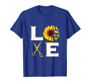 Funny shirts V-neck Tank top Hoodie sweatshirt usa uk au ca gifts for DOG Pet Grooming T Shirt I Love My Sunflower Dog Gifts Tees 271862