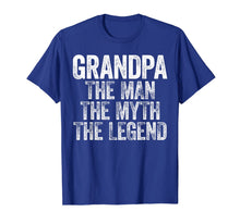 Ladda upp bild till gallerivisning, Mens Grandpa The Man The Myth The Legend T-Shirt 256871
