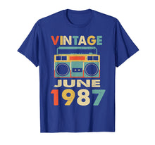 Ladda upp bild till gallerivisning, Funny shirts V-neck Tank top Hoodie sweatshirt usa uk au ca gifts for Vintage June 1987 Tshirt Retro 32nd Birthday Gifts 2739122

