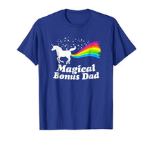 Ladda upp bild till gallerivisning, Magical Bonus Dad Unicorn Farting Rainbow T Shirt -Funny Tee 124804
