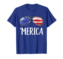 Ladda upp bild till gallerivisning, Merica Sunglasses 4th of July T shirt Kids Boys Girls Men US 59236
