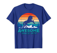 Ladda upp bild till gallerivisning, Unicorn Awesome Since 1979 Shirt 40th Birthday 40 Years Old 437029
