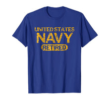 Ladda upp bild till gallerivisning, Funny shirts V-neck Tank top Hoodie sweatshirt usa uk au ca gifts for United States Navy Retired Faded Grunge T-Shirt 206928
