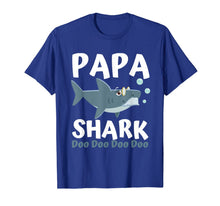 Ladda upp bild till gallerivisning, Fathers Day Gift from Wife Son Daughter Papa Shark Doo Doo T-Shirt 73746
