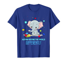 Ladda upp bild till gallerivisning, Funny shirts V-neck Tank top Hoodie sweatshirt usa uk au ca gifts for Autism Elephant T-Shirt Autism Seeing The World Differently 1228175
