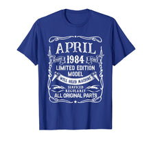 Ladda upp bild till gallerivisning, Funny shirts V-neck Tank top Hoodie sweatshirt usa uk au ca gifts for Classic Vintage April 1984 T-Shirt 1984 Birthday Gifts 2239973
