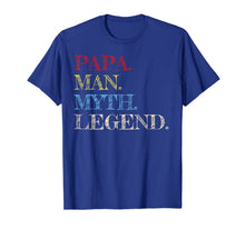 Ladda upp bild till gallerivisning, Mens Papa Man Myth Legend T-Shirt Gift for Father Dad Daddy Tee 28057
