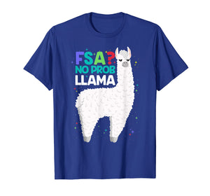 Fsa Test No Prob Llama Teacher Exam Testing Tshirt Gifts