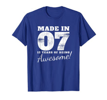 Ladda upp bild till gallerivisning, Funny shirts V-neck Tank top Hoodie sweatshirt usa uk au ca gifts for 12th Birthday 12 Year Old Boy Party Gift Idea Made In 2007 1277501

