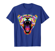 Ladda upp bild till gallerivisning, Funny shirts V-neck Tank top Hoodie sweatshirt usa uk au ca gifts for Tiger Shirt : Colorful Angry Tiger Pop Art Style T-Shirt 2590671
