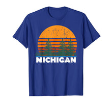 Ladda upp bild till gallerivisning, Michigan Shirt | Vintage Retro Sunset MI State Tee Gift 328145
