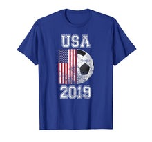 Ladda upp bild till gallerivisning, USA Flag 2019 France - Women's World Soccer Tournament Tee 66725
