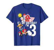 Ladda upp bild till gallerivisning, Funny shirts V-neck Tank top Hoodie sweatshirt usa uk au ca gifts for It's My Birthday Farm Theme Birthday Gift 3 Yrs Old Shirt 2113015
