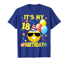 Ladda upp bild till gallerivisning, Funny shirts V-neck Tank top Hoodie sweatshirt usa uk au ca gifts for 18th Emoji It&#39;s My Birthday Shirt 18 Years Old Gifts A2 4045542

