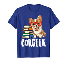 Ladda upp bild till gallerivisning, Funny shirts V-neck Tank top Hoodie sweatshirt usa uk au ca gifts for Corgeek Reading Book Tshirt Funny Corgi Dog Lover Gifts 1069697
