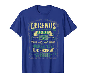 Funny shirts V-neck Tank top Hoodie sweatshirt usa uk au ca gifts for 80th Birthday Gifts The Man Myth Legend April 1939 T-Shirt 2665195