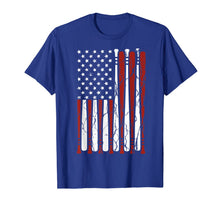 Ladda upp bild till gallerivisning, Vintage American Flag Baseball Men Boys Apparel Dad 4th July T-Shirt 110366
