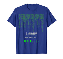 Ladda upp bild till gallerivisning, Funny shirts V-neck Tank top Hoodie sweatshirt usa uk au ca gifts for BINARY IT's EASY AS 1,2,3 Programming Coding Funny T-shirt 2086099
