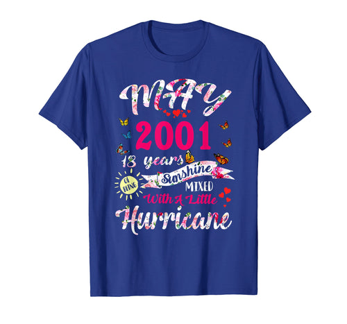 Funny shirts V-neck Tank top Hoodie sweatshirt usa uk au ca gifts for Being Sunshine T-Shirt 18th Birthday Gifts May 2001 Tee 3287987