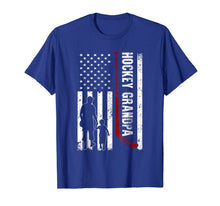 Ladda upp bild till gallerivisning, Hockey Grandpa American Flag T-Shirt Father's Day Gift 443390
