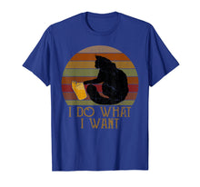 Ladda upp bild till gallerivisning, Funny shirts V-neck Tank top Hoodie sweatshirt usa uk au ca gifts for Retro Vintage I Do What I Want Cat Tshirt Cat Lover Gifts 3314860
