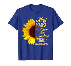 Being Sunshine T-Shirt 30th Birthday Gifts May 1989