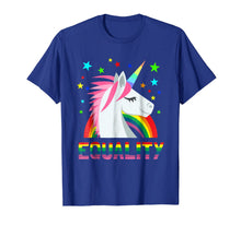 Ladda upp bild till gallerivisning, Equality Rainbow Flag Shirt Unicorn LGBT Gay Pride T-Shirt 261711
