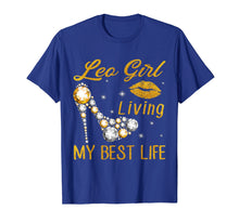 Ladda upp bild till gallerivisning, Funny shirts V-neck Tank top Hoodie sweatshirt usa uk au ca gifts for Leo Girl Living My Best Life Tshirt 4276552
