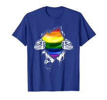 Ladda upp bild till gallerivisning, Superhero Ripping T Shirt LGBT Gay Pride Awareness Month 166399
