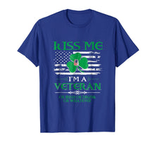 Ladda upp bild till gallerivisning, Funny shirts V-neck Tank top Hoodie sweatshirt usa uk au ca gifts for Kiss Me I'm A Veteran Irish St Patrick's Day T-Shirt 2159816
