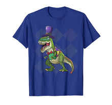 Ladda upp bild till gallerivisning, Kids Mardi Gras Shirt Dinosaur T Rex Beads Costume Grunge 1662694
