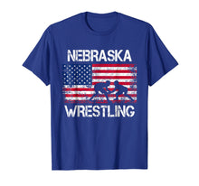 Ladda upp bild till gallerivisning, Funny shirts V-neck Tank top Hoodie sweatshirt usa uk au ca gifts for Nebraska Wrestling American Flag Shirt 4040459
