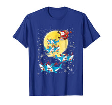 Ladda upp bild till gallerivisning, Santa Claus Riding Shark Christmas Tshirt Funny Xmas Gifts 852272
