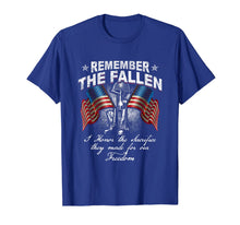 Ladda upp bild till gallerivisning, Remember The Fallen Memorial Day Veteran Gift Shirt 657640
