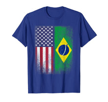 Ladda upp bild till gallerivisning, Funny shirts V-neck Tank top Hoodie sweatshirt usa uk au ca gifts for Brazil Usa Flag Brazilian American Gift Bandeira do Brasil L 293883
