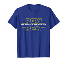 Ladda upp bild till gallerivisning, Pew Pew Wars | Funny Space Star Noises Science for Geek Gift T-Shirt-429041
