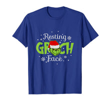 Ladda upp bild till gallerivisning, Funny shirts V-neck Tank top Hoodie sweatshirt usa uk au ca gifts for funny Tee Resting Grinch-Face T-Shirt 57698
